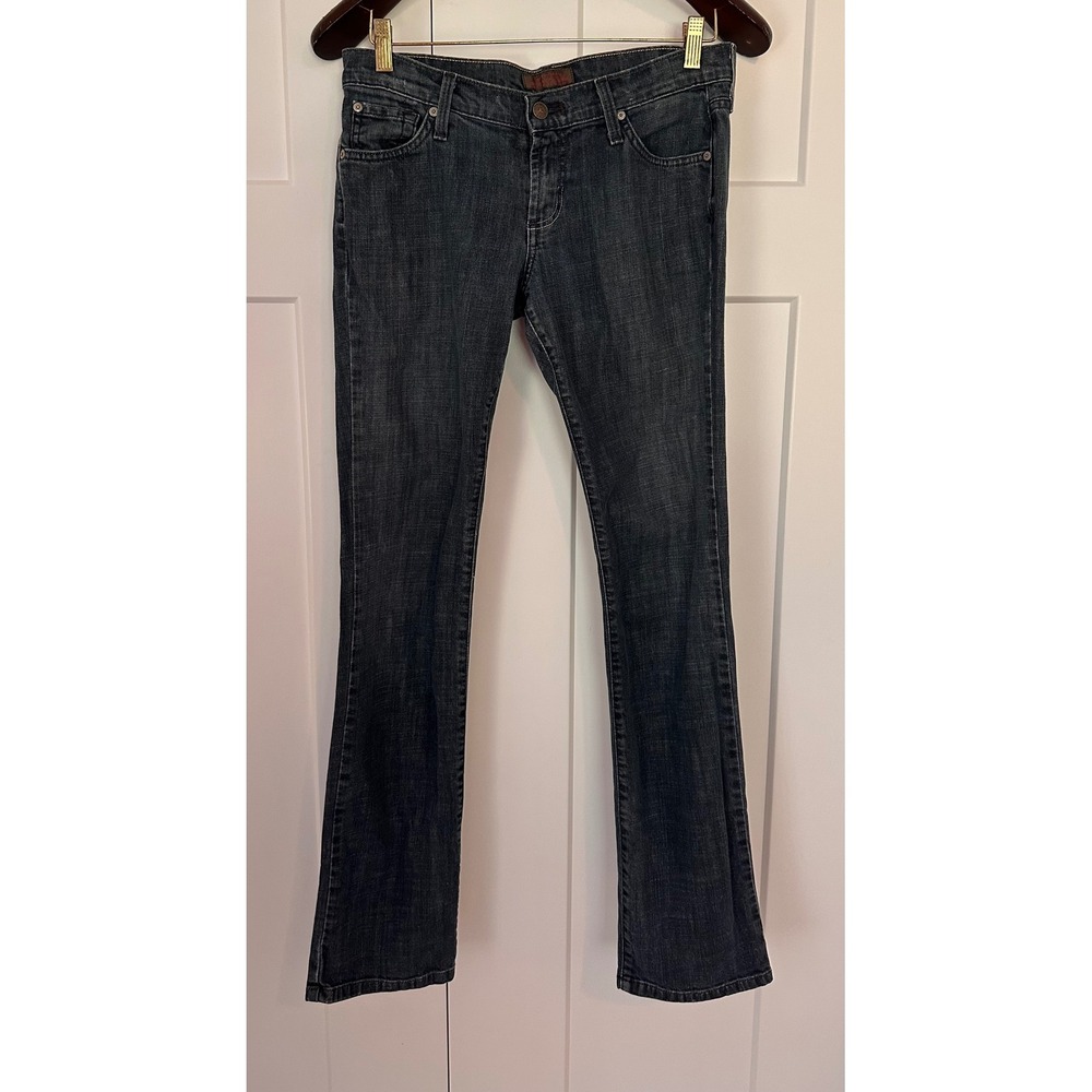 James Cured by Seun Dry Aged Denim Dark Wash Straight Leg Jeans Womens 29